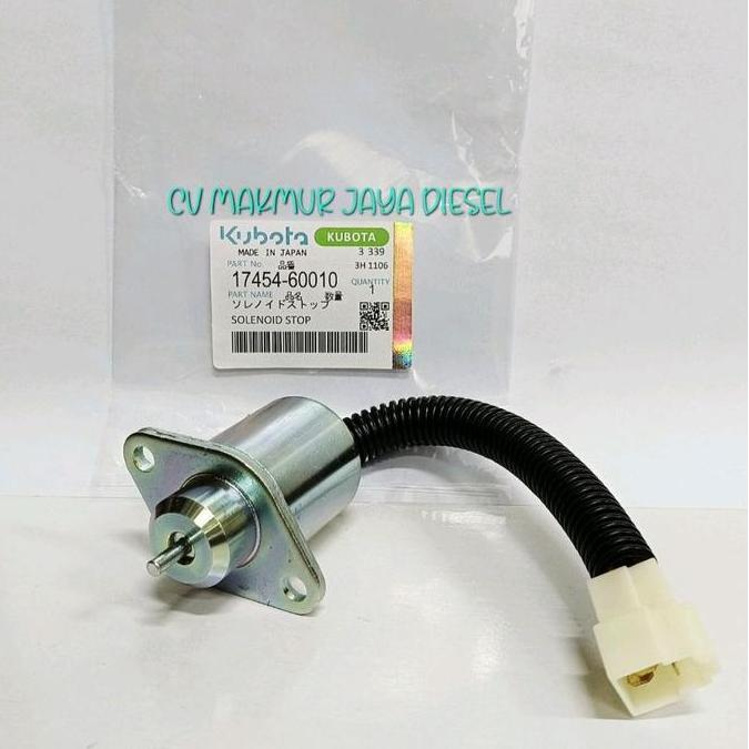 Assy Solenoid,Engine Stop V1505 17454-60010 Kubota