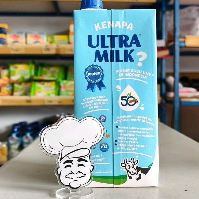 Milky- Susu Uht Ultra Milk 1Liter / Susu Fullcream Ultra 1Liter / Susu Coklat Ultra 1 Liter