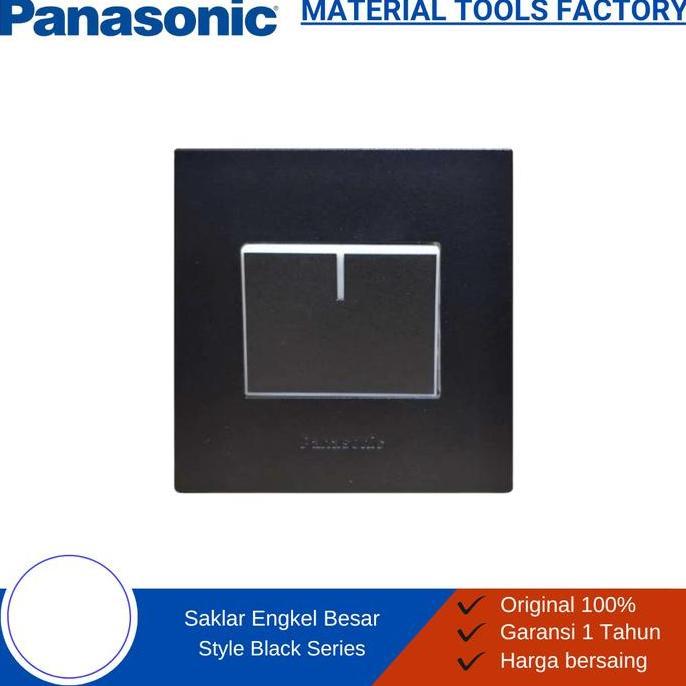 Sisivalaram_ - Saklar - Stop Kontak - Saklar Lampu - Saklar Panasonic Black Style E - Saklar Lampu P