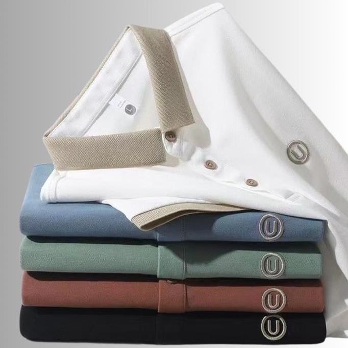 PREMIUM / Kaos Polo Pria Luxor Fashion, Bordir Berbentuk U, Kain Poli Rajutan Berkualitas Tinggi, Pe