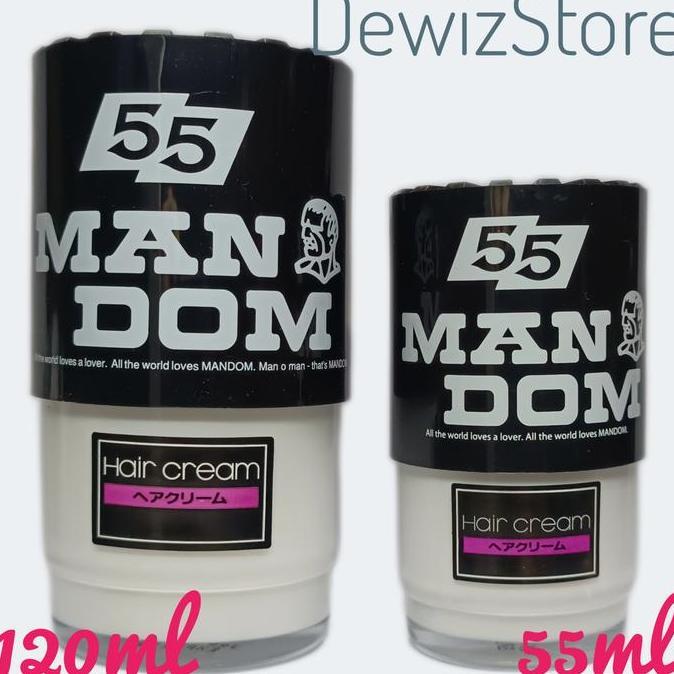 Curto - Mandom Hair Cream 55 / Minyak Krim Rambut Mandom - 120Ml