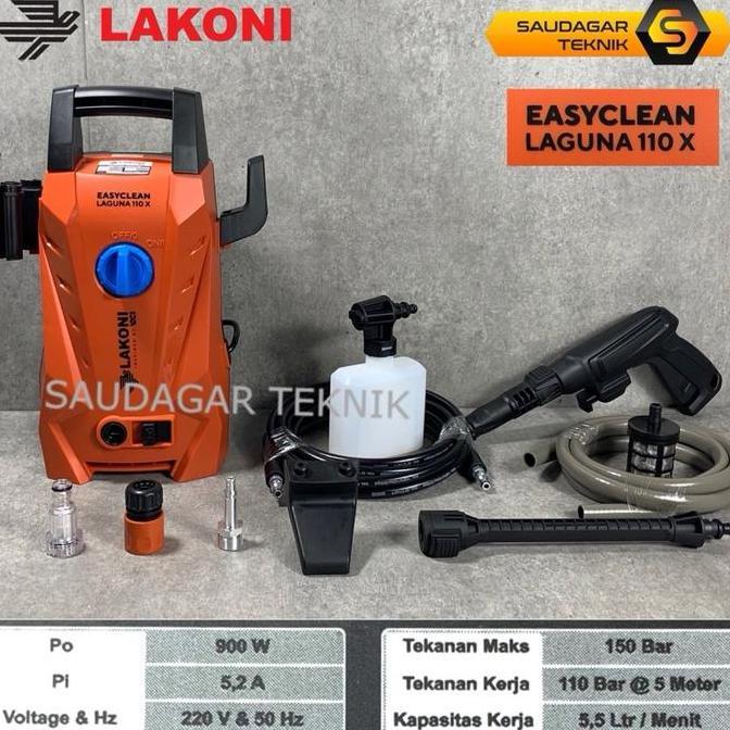Jet Cleaner Lakoni Laguna 110X Mesin Steam Cuci Mobil Motor Ac Lakoni Easyclean Laguna 110X High Pre
