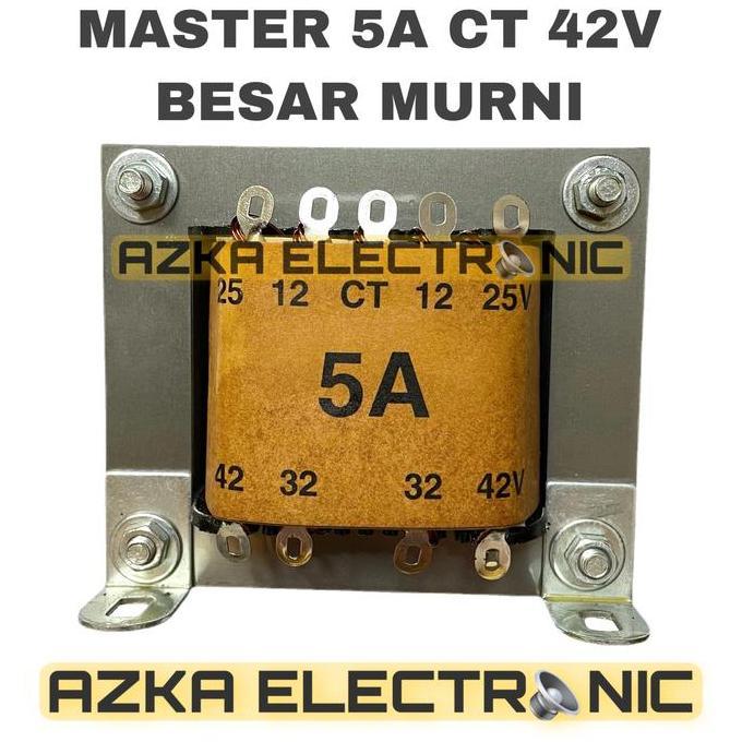 TRAFO TRAVO MASTER 5A CT BESAR MURNI 42V BEST QUALITY