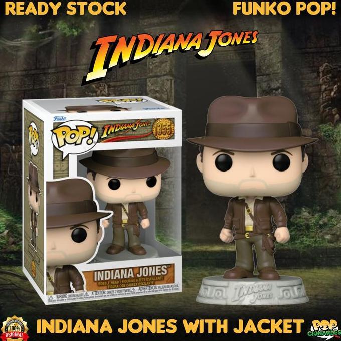 JM Funko POP Movies - Indiana Jones - Indiana Jones with Jacket #1355