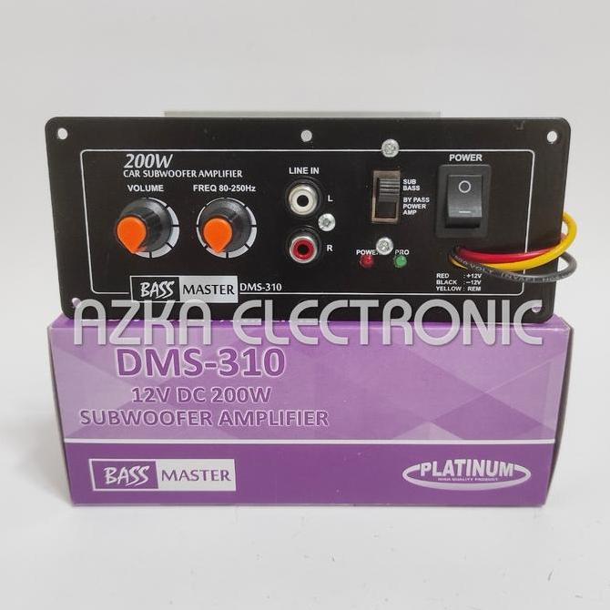 KIT POWER AMPLIFIER SUBWOOFER MONOBLOK DMS 310 PREMIUM