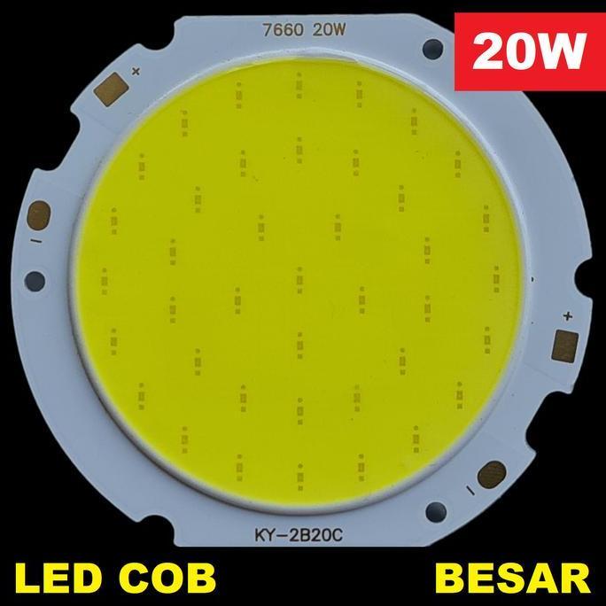 Modul LED COB 7670 Lampu Sorot Listrik Cool White 20W PCB Aluminium MI99