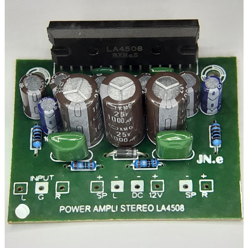Bestseller- KIT POWER AMPLI STEREO LA4508 DC12V