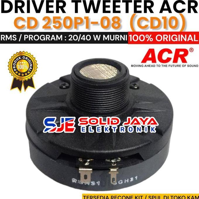 DRIVER TWITER ACR CD10 CD 250P1-08 TWETER TWITER CD 10 CD-10 250P1 08 ASLI