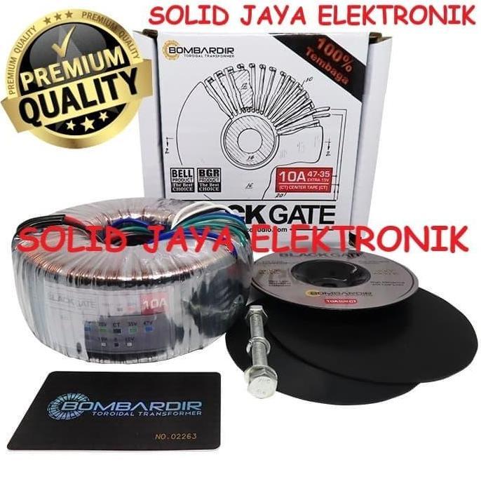 TRAFO TOROIDAL BLACKGATE 10A-47V CT -TRAVO TOROID 10A-TRAVO DONUT BELL HARGA SPESIAL