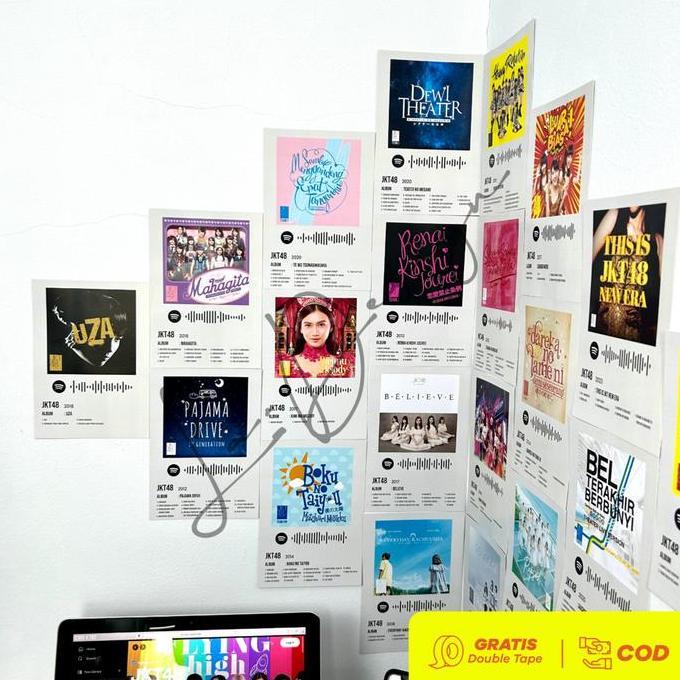 Poster Album Musik JKT48 Spotify - Album Lagu JKT48 A5 [ISI 20 LEMBAR] Kertas