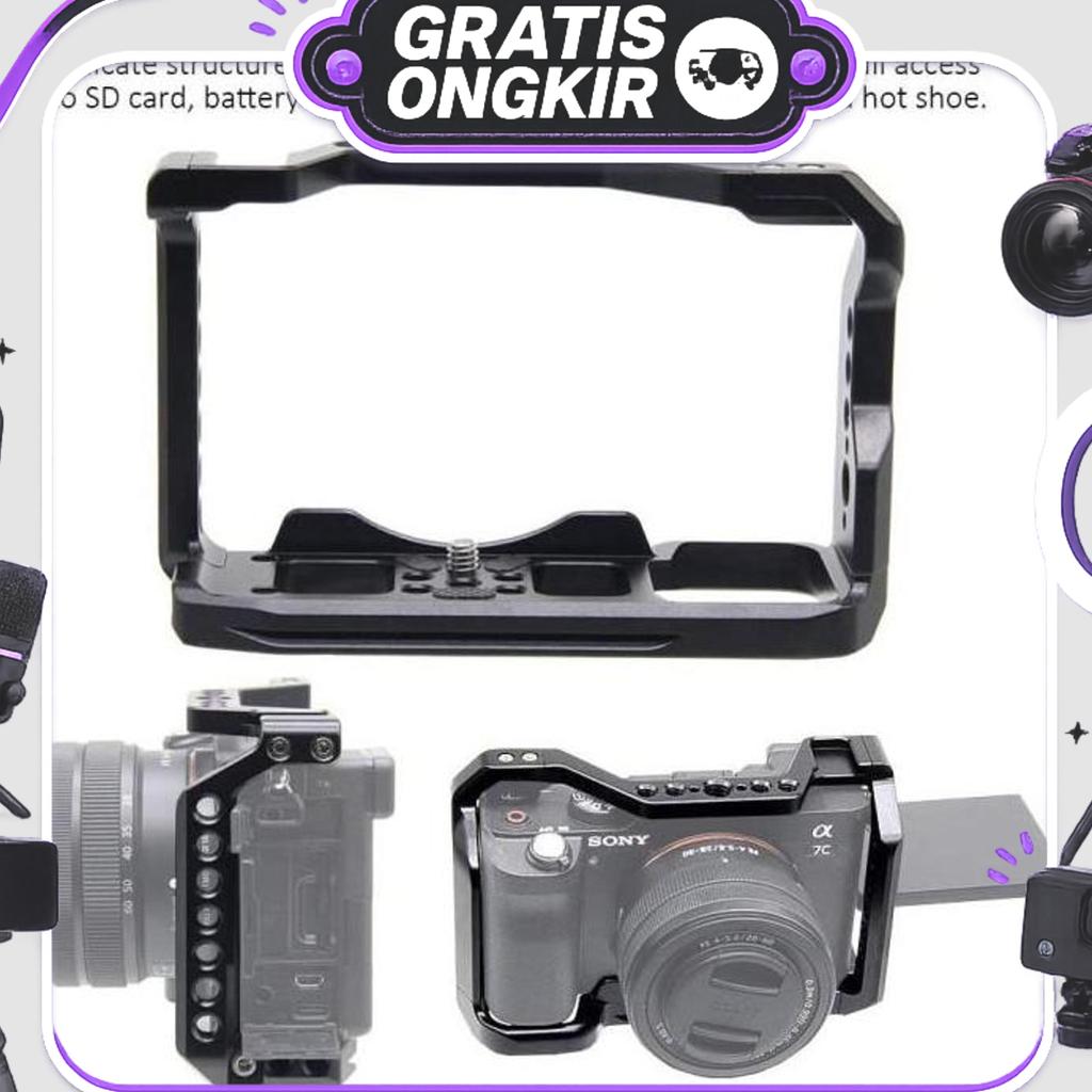 Kingma Rig Cage Aluminum For Sony A7C - Camera Grip A7 C