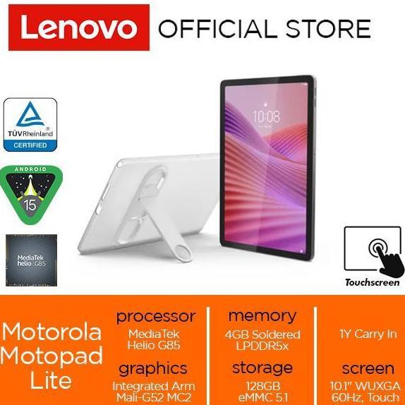 Lenovo Motopad Lite MediaTek Helio G85 4GB 128GB eMMC 5100mAh 10.1" WUXGA