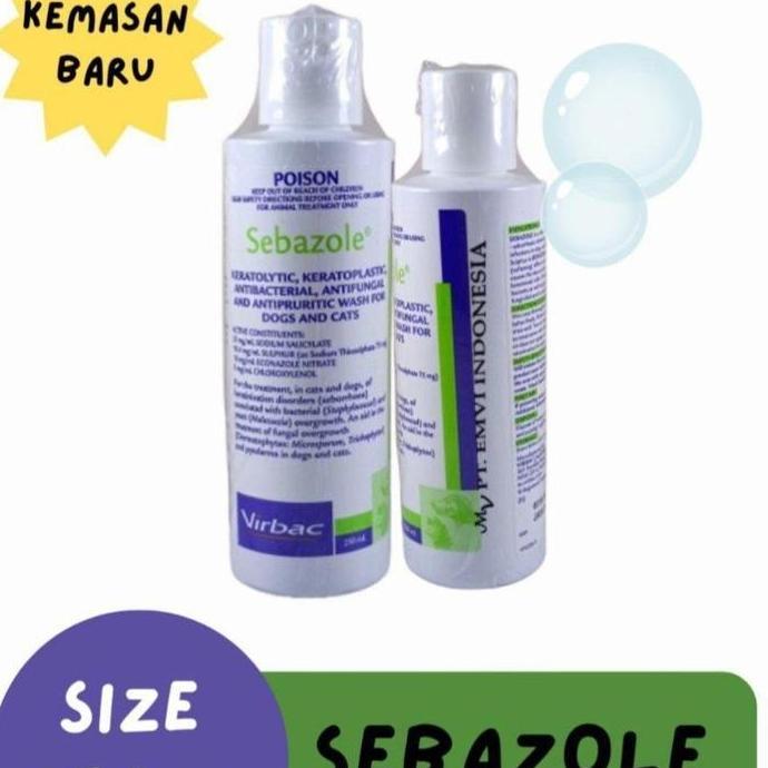 Gato - Virbac Sebazole 250Ml - Virbac Sebazole, 250Ml