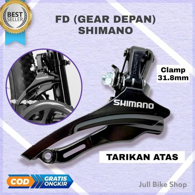FD shifter shimano 2 / 3 speed front derailleur sepeda mtb lipat dll operan depan tourney tarikan at