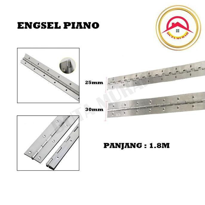 SPT Engsel Piano 1.8 Meter / Engsel Lemari besi dapur / Engsel Lemari Per 1.8M