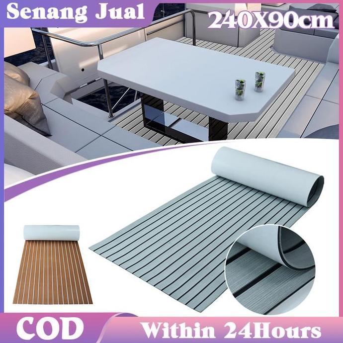 BLAZONE 240X90CM Marine Boat Flooring Matras Anti Selip Eva Laut Karpet Kapal Flooring Outdoor