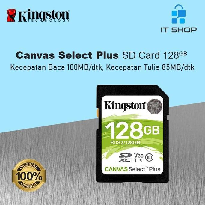 Kingston Canvas Select Plus SD Card 128GB