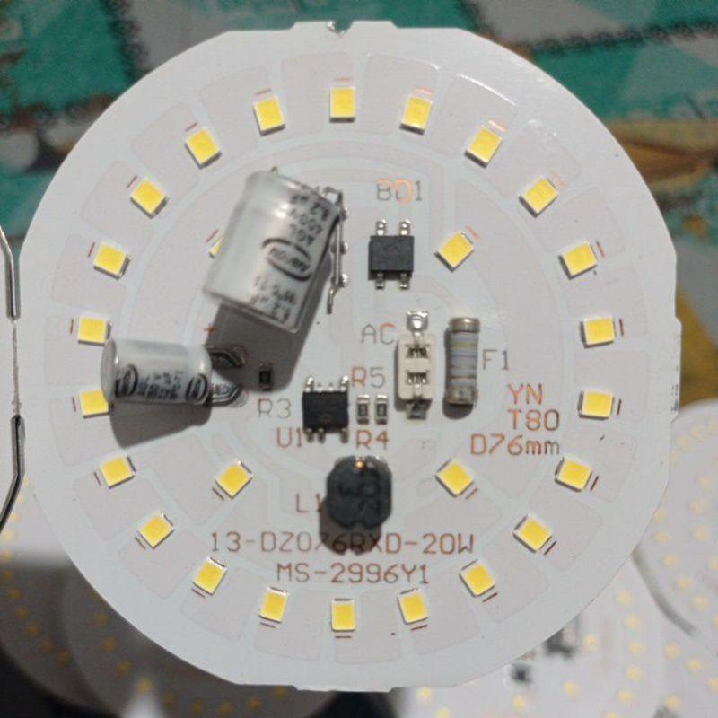 Pcb Led Ac Transparan Hitam  20 30 40 50 Watt