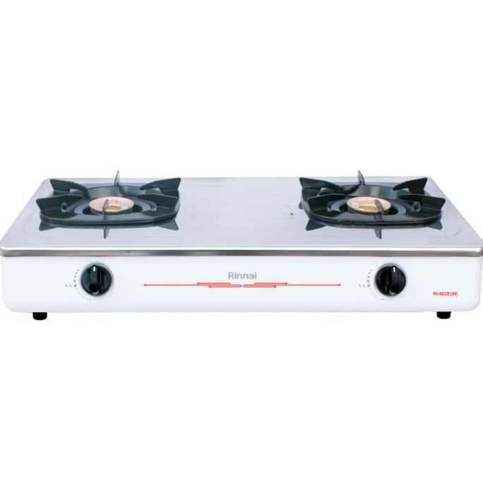 Vikabeneri - Rinnai RI-602E W Kompor Gas 2 Tungku RI602EW Api 602EW 602 EW rinai e