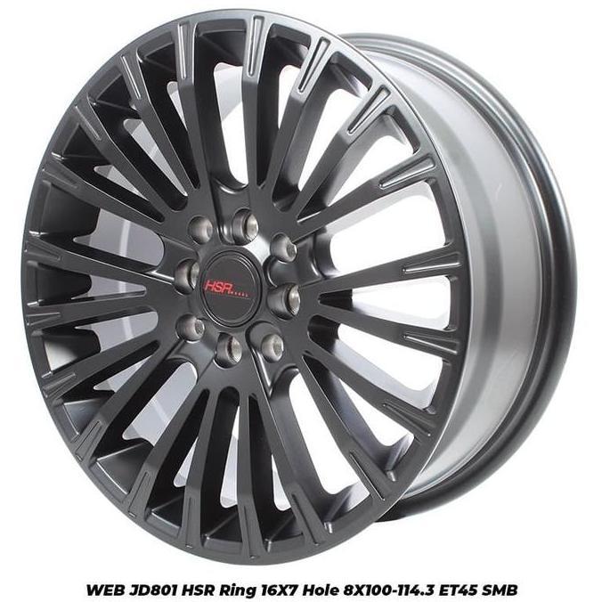 '' VELG MOBIL AVANZA DAN XENIA RING 16 MODEL WEB HSR WARNA HITAM *