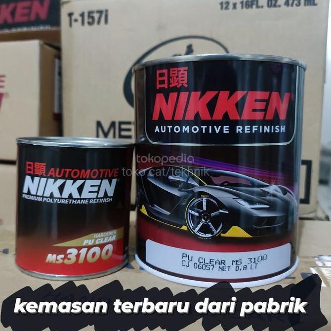 Jos- Nikken Pu Clear Ms 3100 1Liter Set / Clear Coat Nikken