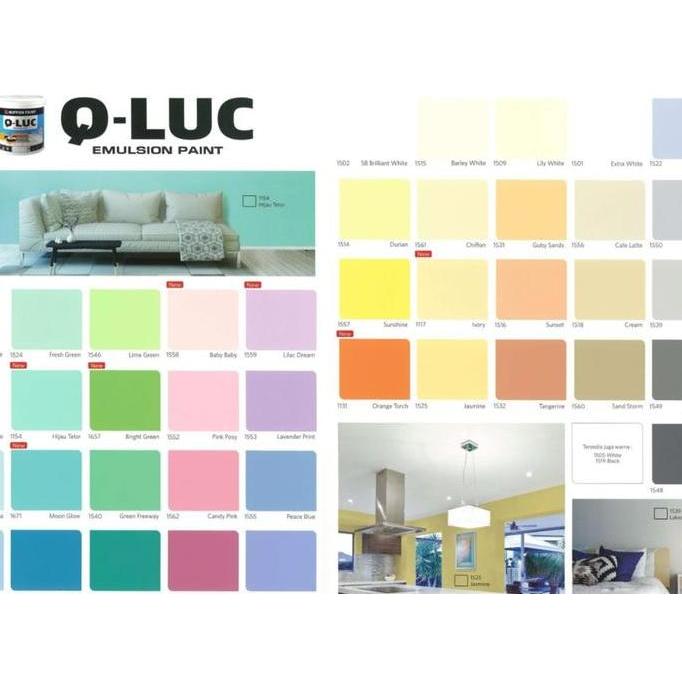 Jos- Nippon Paint Qluc 5Kg Cat Interior & Exterior Nippon Qluc Ukuran 5Kg Ll Paint