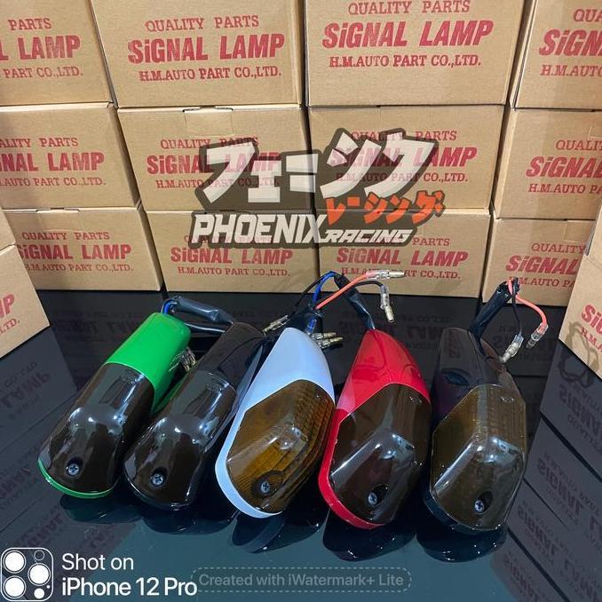 OK LAMPU SEIN KAWASAKI NINJA SSR-150 / E-10 / BEJITA MERK HMA-THAILAND //