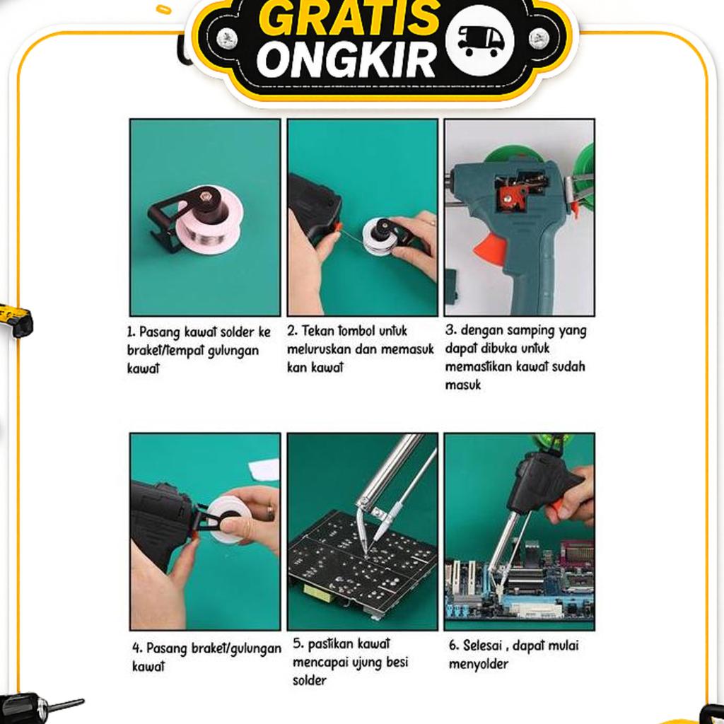 Solder Tembak Otomatis/Solder Listrik Timah Solder Iron Autometic