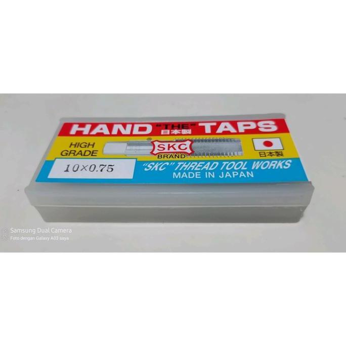 TERMURAH - SKC (japan) SKS hand tap metric set (3 pcs) M10 X 0.75 ORI