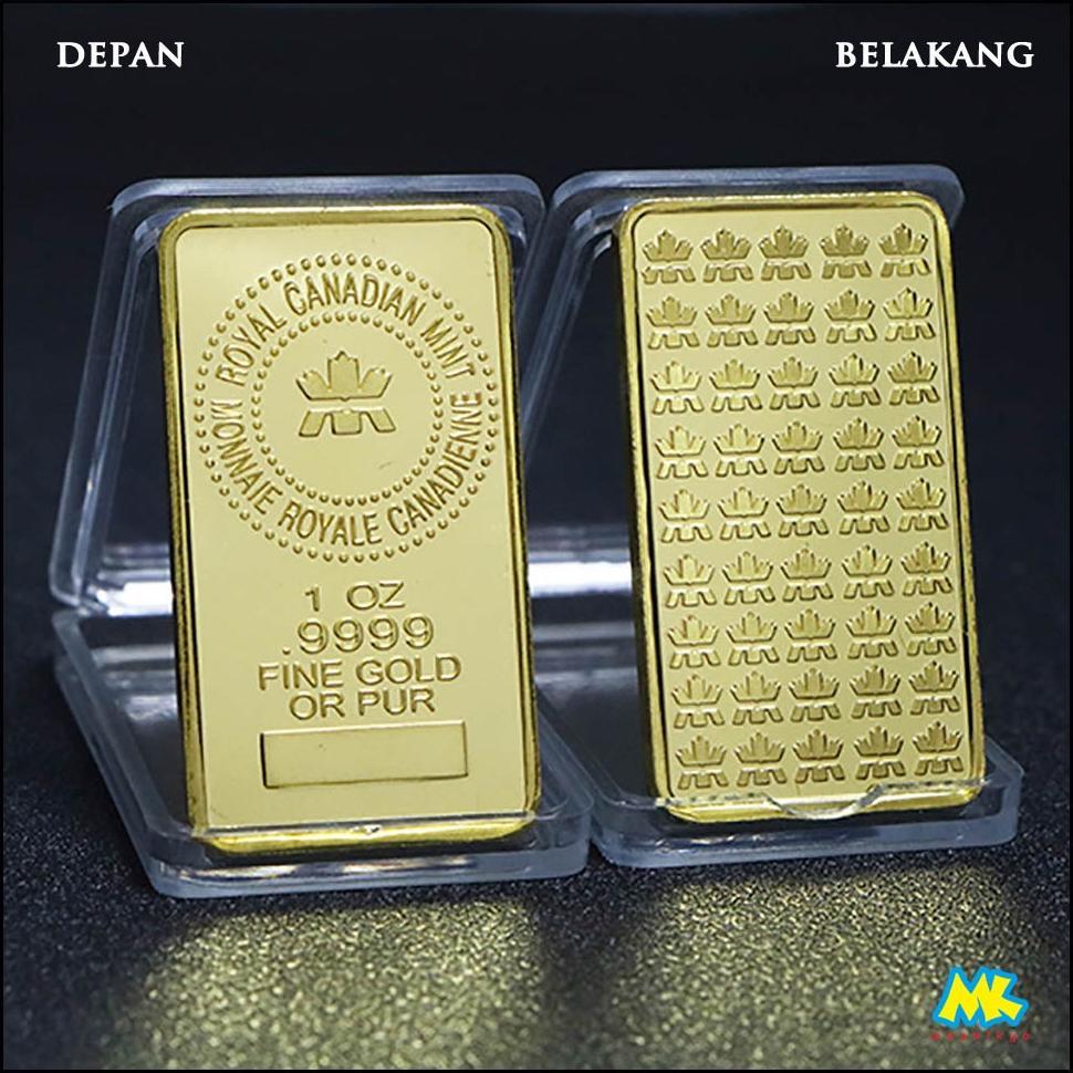 HANNABIMART ROYAL CANADIAN MINT - GOLD BAR REPLICA ORIGINAL