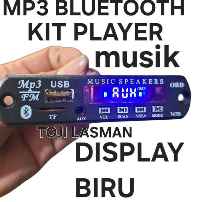 ( KIT MP3 + BLUETOOTH ) MODUL PEMUTAR MUSIK MP3 BLUETOOTH DENGAN FITUR RADIO FM, USB, DAN AUX. FITUR