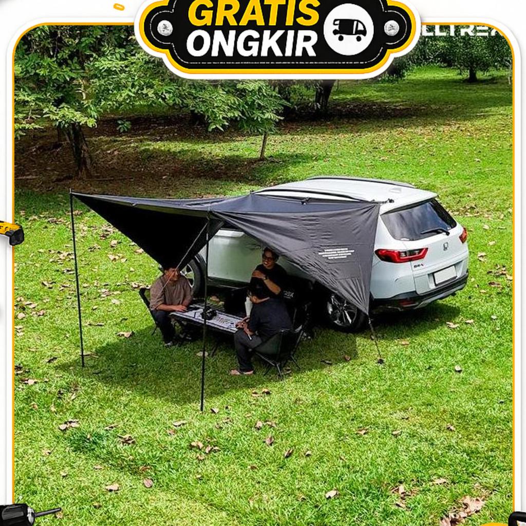 Alltrek Side Awning Car Suv Awning Outdoor Camping Car Tail Tent 2*3 Meter