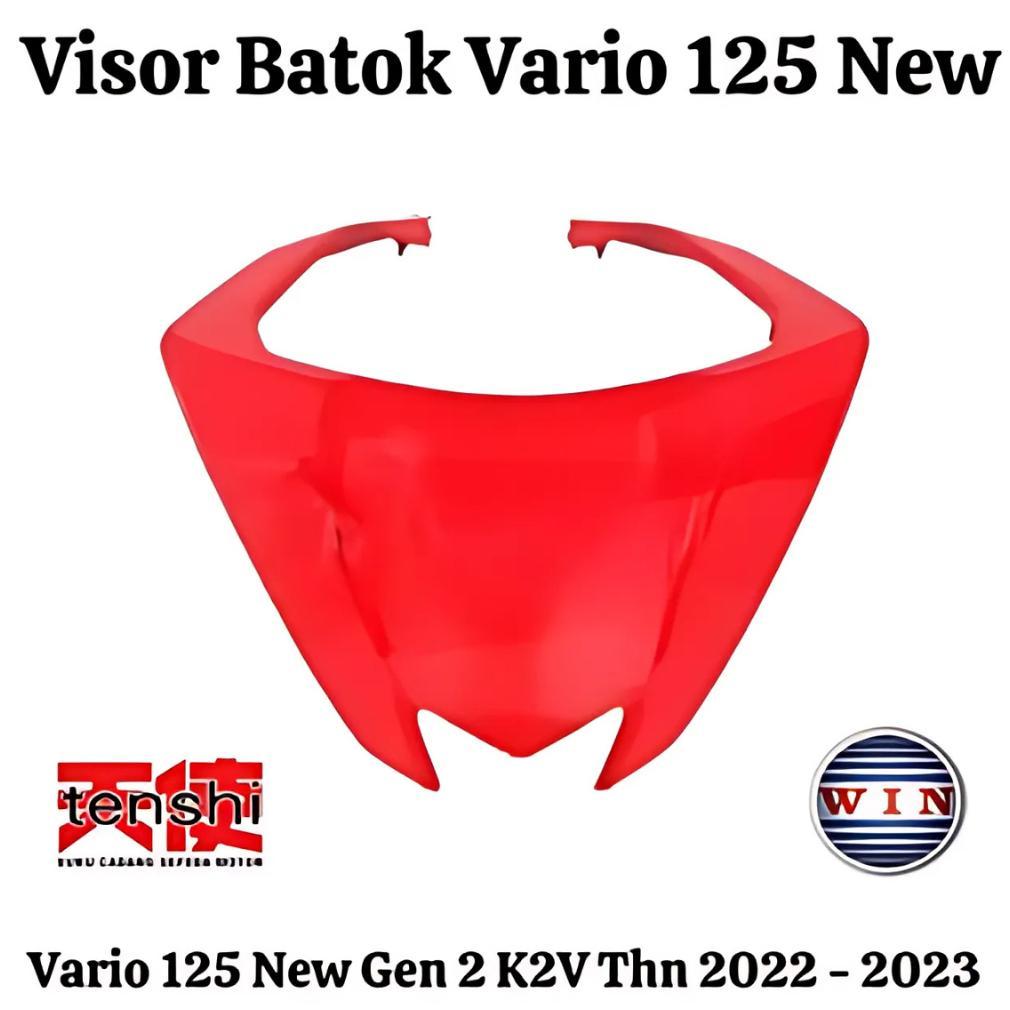 VISOR BATOK K2V VARIO 125 NEW LED GEN2 2023 K2V MERAH
