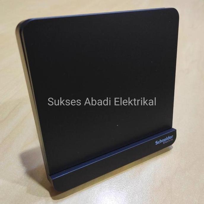 SAKLAR SCHNEIDER AVATAR ON ENGKEL / TUNGGAL DARK GREY / ABU