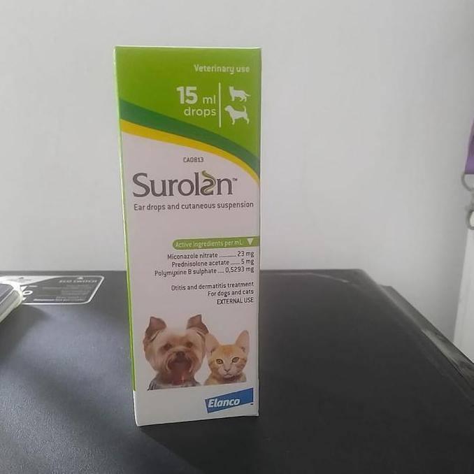 OBAT TETES TELINGA OTITIS DERMATITIS UNTUK KUCING UNTUK ANJING SUROLAN