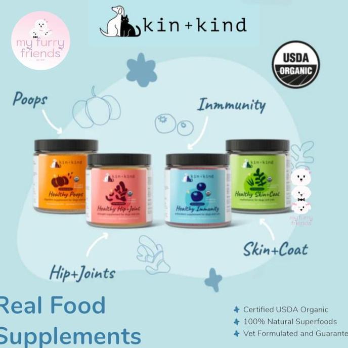 KIN+KIND Healthy Real Food Supplement for cat and dog Kin Kind Vitamin