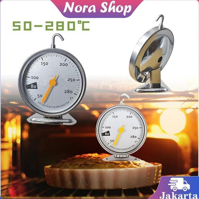 DJARNOE Thermometer Monna Termometer Oven Pengukur Suhu Oven Termometer Oven Listrik Termometer Suhu