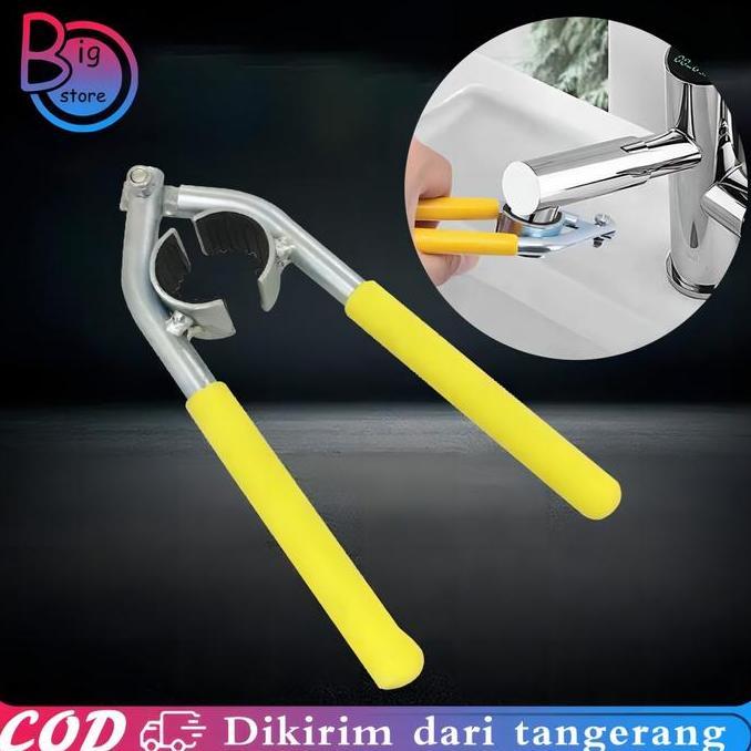 MUVAC Kunci Pas Keran Universal Kunci Kran Kunci Pas Kran Wastafel Kunci Pas Keran Faucet Wrench