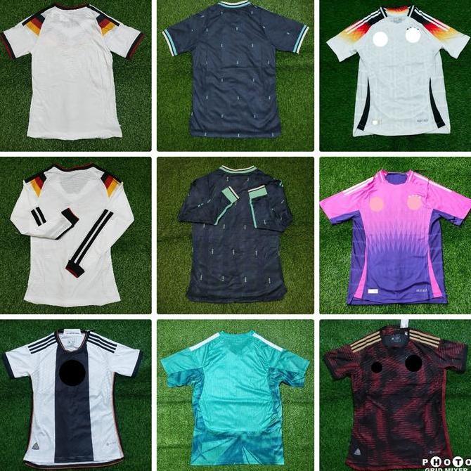 SHANBIU PLAYER ISSUE JERMAN HOME AWAY GK JERSEY BAJU BOLA 2022 2024 2026 IMPORT JUMBO XXL 2XL