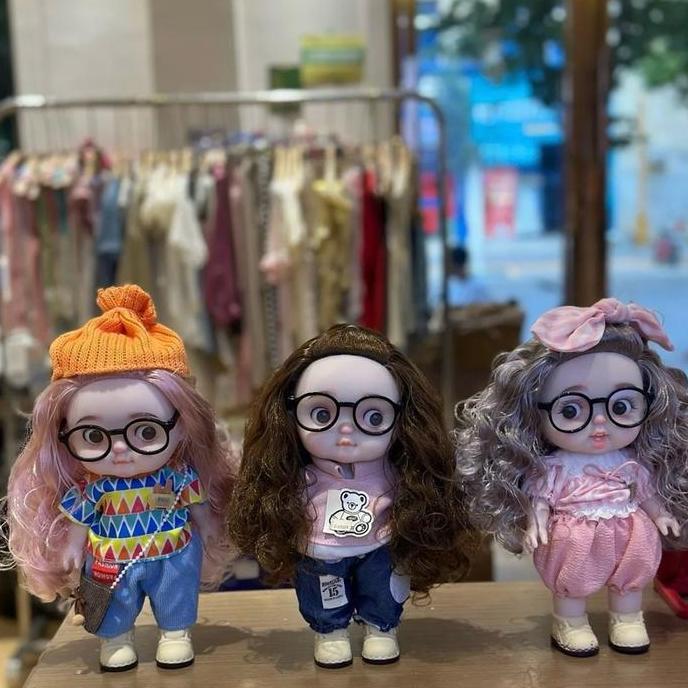 Mainan Boneka LAKUKU BJD 28cm, boneka korean head premium doll, kado ulang tahun viral
