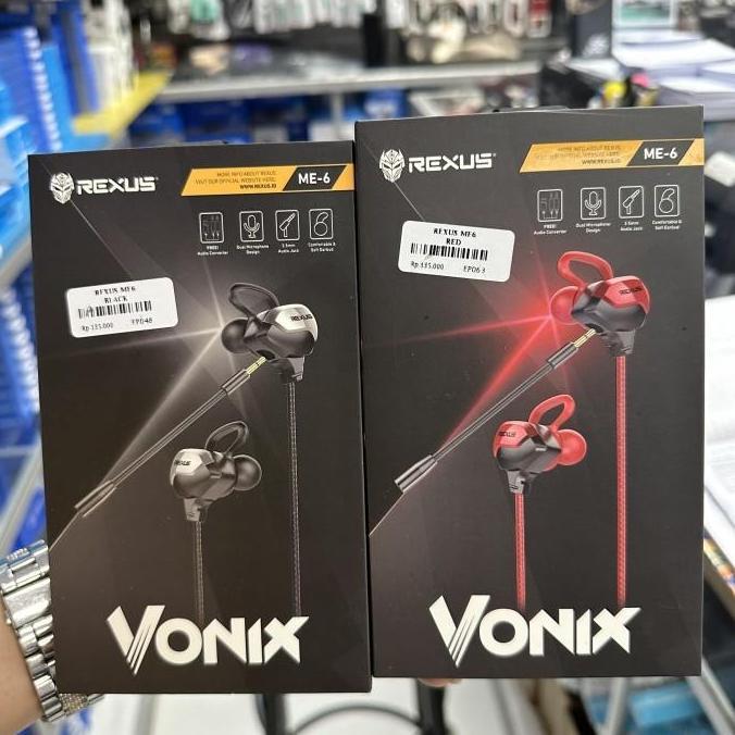 Rexus ME5 Gaming Earphone Vonix ME-5 Headset Game with Microphone