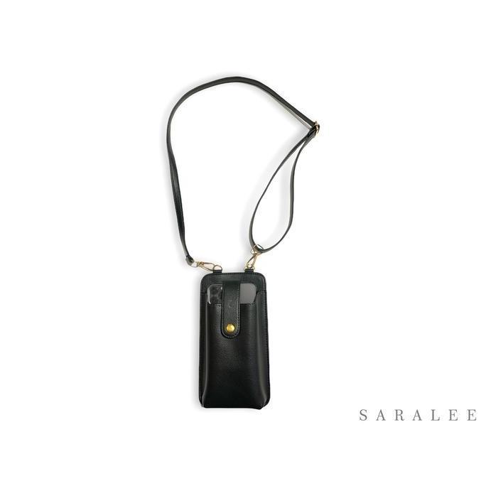 DV292 >> Keitai Sling Bag Phone - Lopobya / Tas Handphone / Tas Wanita Hitam Selempang