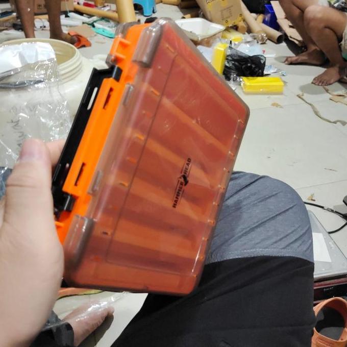 DB198 >> kotak pancing lure hammerhead bening xd 31 besar atau kecil
