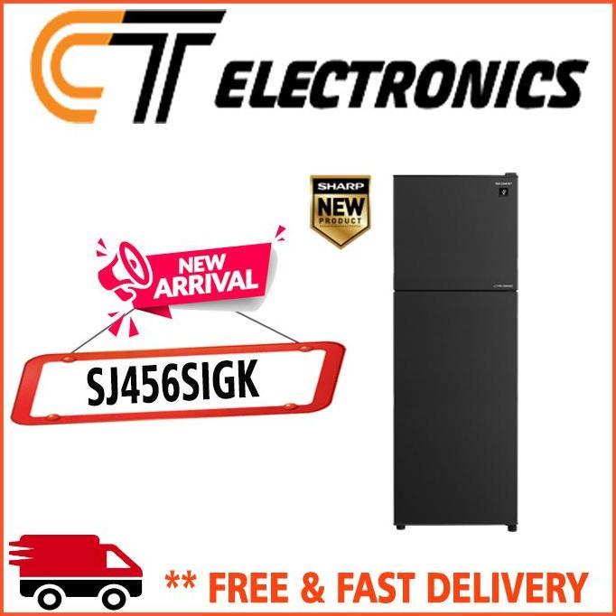 Bestseller- SHARP SJ-456SI-GK KULKAS SHARP 2 PINTU INVERTER SJ-456SI SJ-456 SJ456 SJ456SI SJ456SIGK
