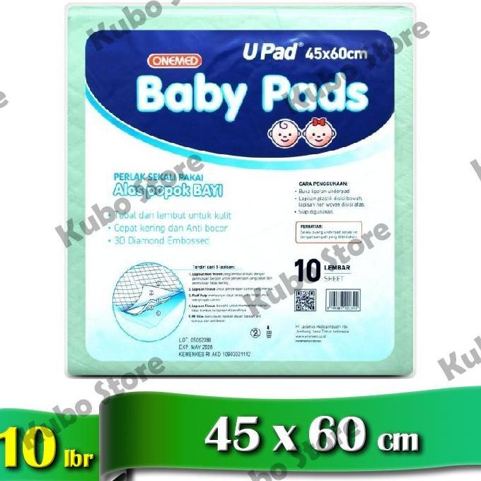 Underpad Baby Pad 45x60cm Perlak Alas Tidur Popok Baby Underpad untuk Bayi Newborn Diapers