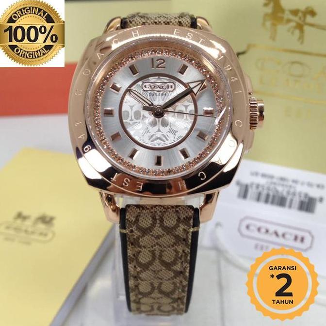[CUCI GUDANG] jam Coach Watch Ladies 35mm Original Fullset
