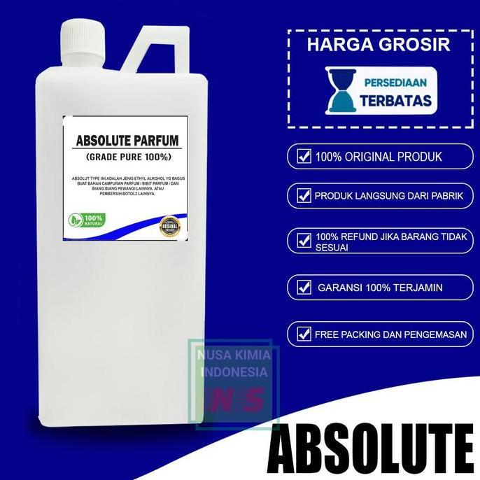Umado - Absolute 1 Liter / Absolute Parfum / Alkohol Absolute Pelarut Parfum