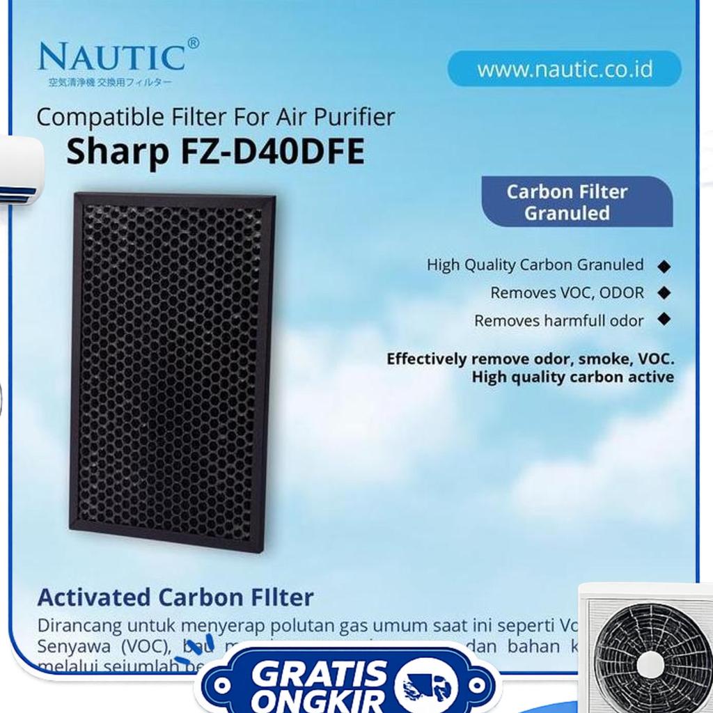 Hepa Filter Replacemen For Sharp Fz-D40Hfe Kc D40 Kc D40Y Kc G40