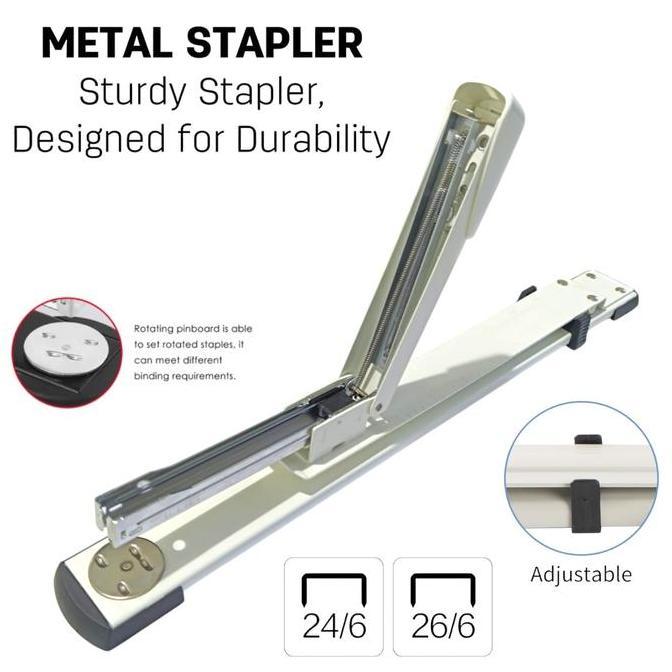 Box- Long Arm Stapler Chd-58L / Stapler Jilid Tengah / Stapler Jilid / Alat Staples Jilid / Hekter J