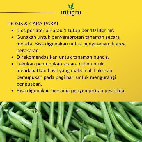 Pupuk Pelebat Buncis / Pupuk Booster Pelebat Buah Buncis Cair Organik